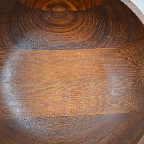 Georg Jensen Henning Koppel Vintage Danish Modern Mid Century Teak Salad Bowl - Picture 6 of 13